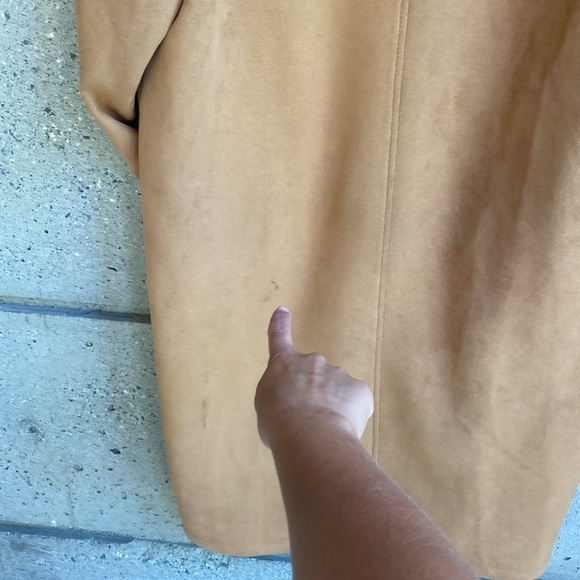 Laprimo Brushed Faux Suede Hooded Coat - Picture 6 of 12